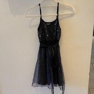 Elegant Black Kids Formal Dress